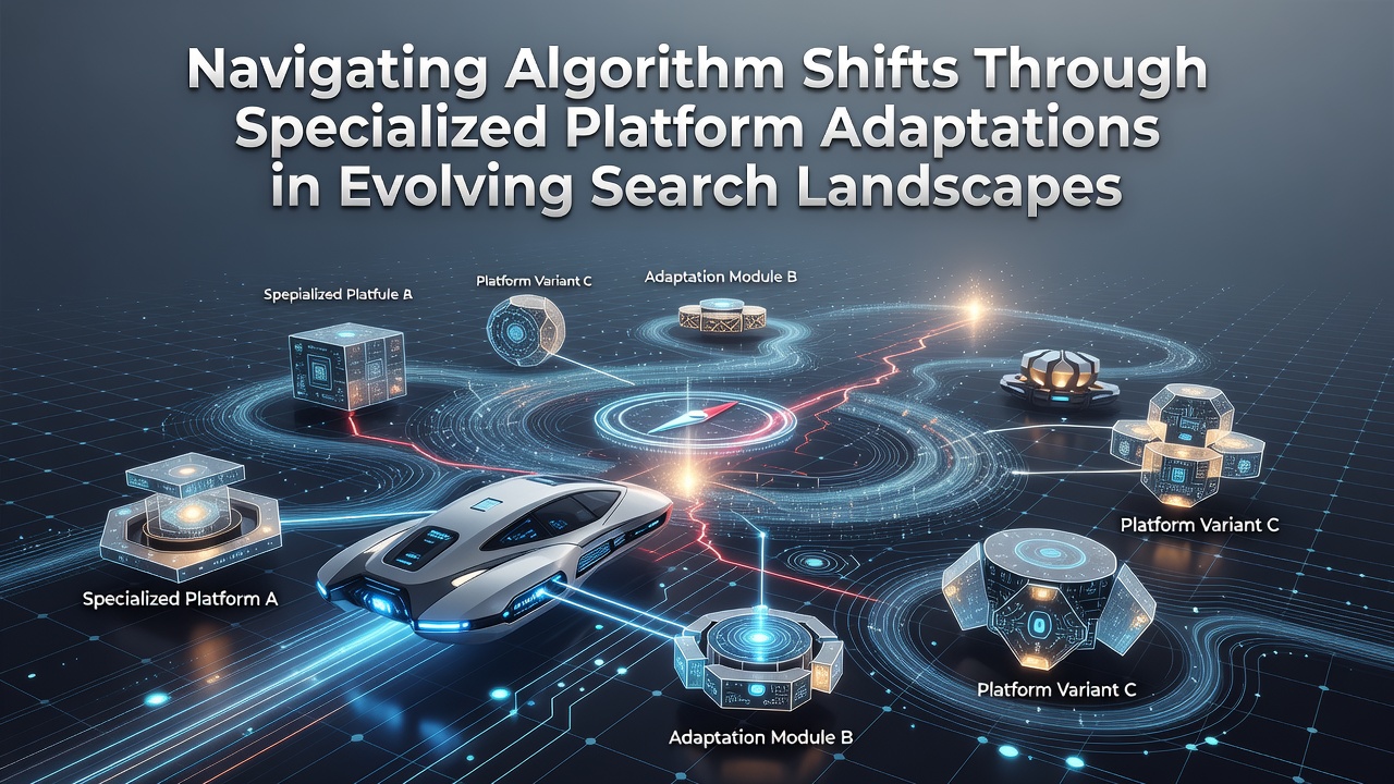 Navigating Algorithm Shifts Through Specialized Platform Adaptations in Evolving Search Landscapes